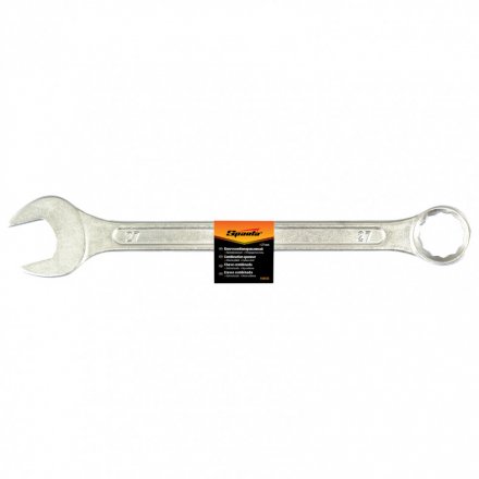 Ключ комбинированный 27 мм хромированный Sparta 150555 купить в Тюмени