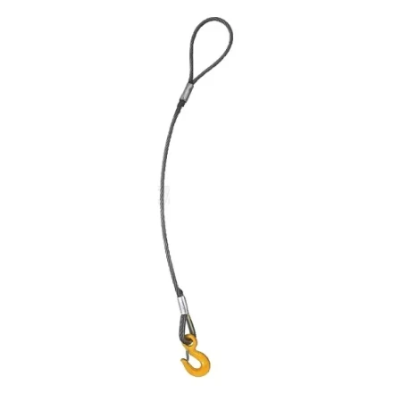 Строп канатный одноветвевой 1СК 5 т L=5.5 м с кч din 7.0 т опрессовка купить в Тюмени