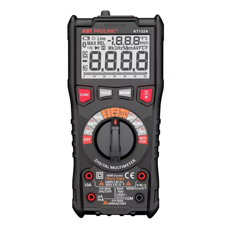 Мультиметр цифровой КВТ KT 132А с True RMS (91917) купить в Тюмени