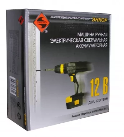 Шуруповерт ДША-12ЭР/10М аккумуляторный ФОНАРИК 50011 купить в Тюмени