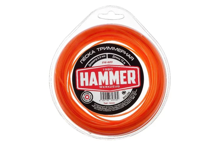 Леска для триммеров HAMMER 216-820 купить в Тюмени