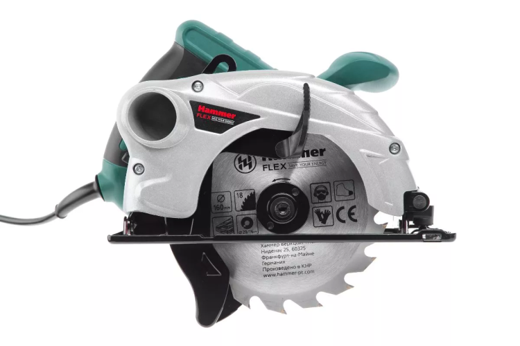 Пила циркулярная HAMMER CRP1300D купить в Тюмени