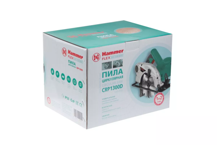 Пила циркулярная HAMMER CRP1300D купить в Тюмени