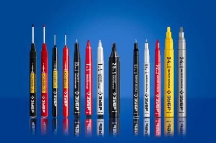 ЗУБР Колибри-20 красный, наконечник L 20 мм,  2 мм, перманентный маркер для отверстийл (06328-3) купить в Тюмени