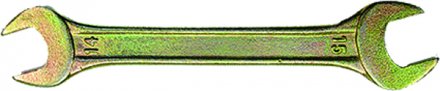 Ключ рожковый 6 х 7 мм желтый цинк СИБРТЕХ 14301 купить в Тюмени