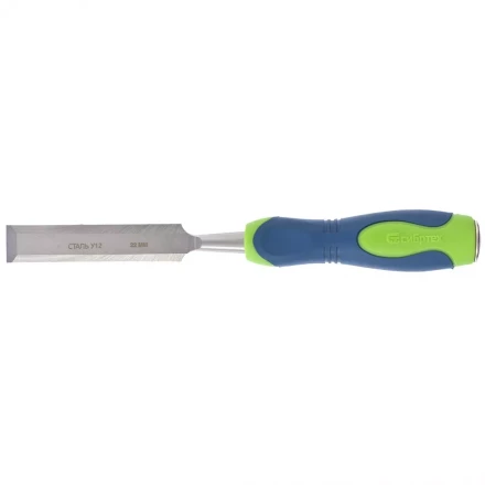 Долото-стамеска 22мм двухкомпонентная рукоятка Сибртех артикул 24487 купить в Тюмени