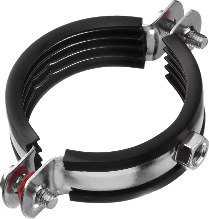 Хомут трубный с гайкой, оцинкованный, 2&quot;, 7шт, ЗУБР Мастер 37850-59-65 37850-59-65 купить в Тюмени