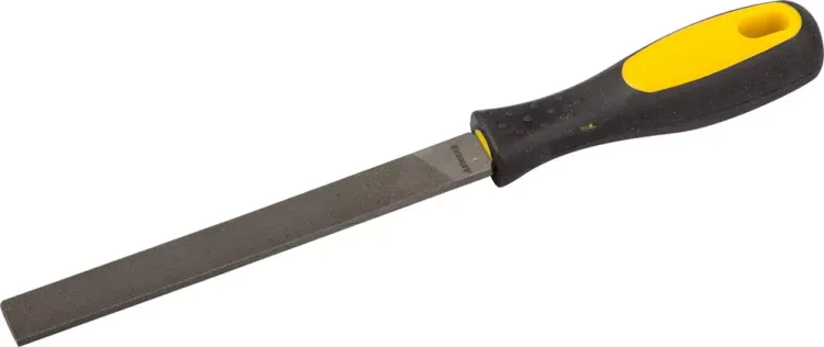 Напильник STAYER "PROFI" плоский, с двухкомпонентной рукояткой, № 2, 150мм 16601-15-2 купить в Тюмени