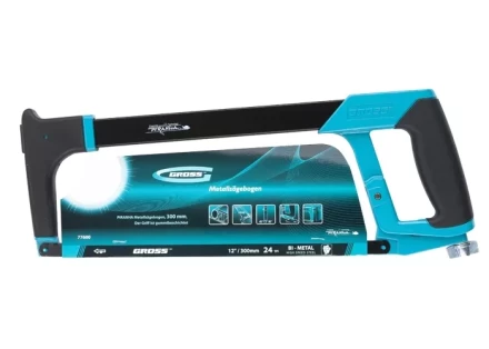 Ножовка по металлу &quot;PIRANHA&quot;, 300 мм, обрезиненная рукоятка и захват GROSS 77600 купить в Тюмени