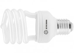 Лампа компактная люминесцентная полуспиральная 15W 4100K E27 8000ч Stern