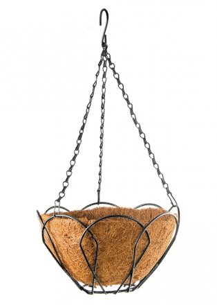 Подвесное кашпо с орнаментом, 30 см, с кокосовой корзиной  PALISAD 69004 купить в Тюмени