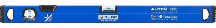 Уровень ЗУБР "ПРОФЕССИОНАЛ" "АНТЕЙ" с перископом, фрезерованная базовая поверхность, 2 цельные противоударные ампулы, 60см 34586-060_z01 купить в Тюмени
