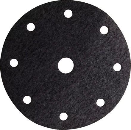 Круг шлифовальный URAGAN &quot;Универсальный водостойкий с покрытием стеарата цинка&quot; на липучке, 9 отв., P180, 150мм, 50шт 907-44114-180-50 купить в Тюмени