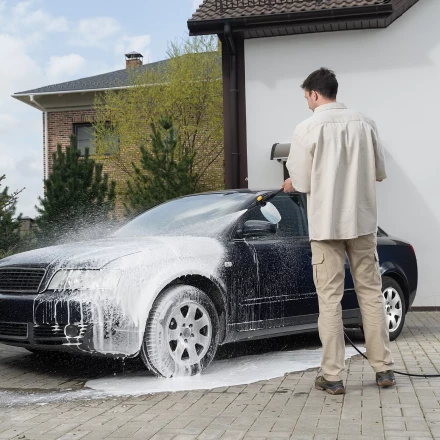 Пенокомплект Denzel FP-700, для моечных машин высокого давления, универсальный 58302 купить в Тюмени