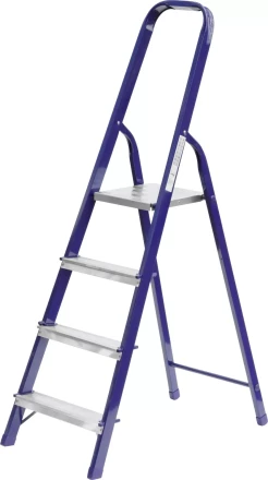 Лестница-стремянка СИБИН стальная, 4 ступени, 82 см 38803-04 купить в Тюмени