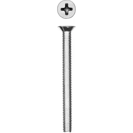 Винт DIN 965, M5 x 50 мм, 5 шт, кл. пр. 4.8, оцинкованный, ЗУБР 303116-05-050 купить в Тюмени