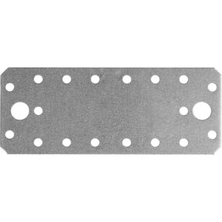 Крепежная пластина ЗУБР &quot;МАСТЕР&quot;, 140х55мм, 1шт 310236-140-55 купить в Тюмени