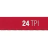 Полотно ЗУБР "МАСТЕР" по металлу 24 TPI  (шаг 1.0мм), Универсальное, 2шт 15853-24-2 купить в Тюмени