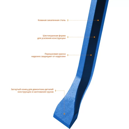 Ломы монтажные шестигранные серия ПРОФЕССИОНАЛ купить в Тюмени