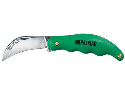 Нож садовый 175 мм складной изогнутое лезвие пластиковая эргономичная рукоятка  PALISAD 79011 купить в Тюмени