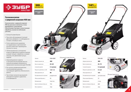 Газонокосилка бензиновая ГКБ-400П серия МАСТЕР купить в Тюмени