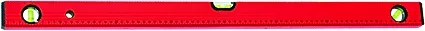 Уровень алюминиевый 1500 мм 3 глазка красный линейка  MATRIX 33235 купить в Тюмени