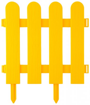 Забор декоративный GRINDA &quot;ШТАКЕТНИК&quot;, 29x224см, желтый 422209-Y купить в Тюмени