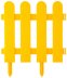 Забор декоративный GRINDA &quot;ШТАКЕТНИК&quot;, 29x224см, желтый 422209-Y купить в Тюмени