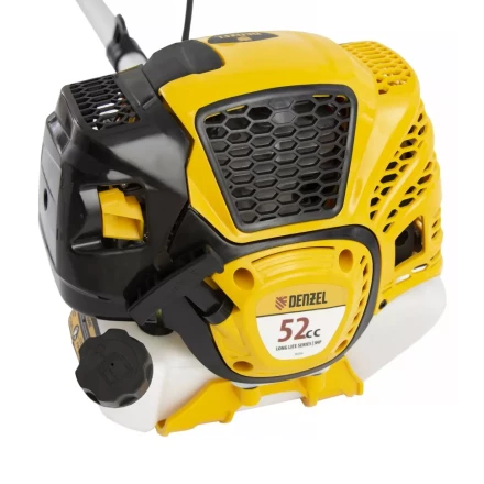 Триммер бензиновый DTL-52S, 52 см3, разъемная штанга, состоит из 2 частей Denzel 96266 купить в Тюмени