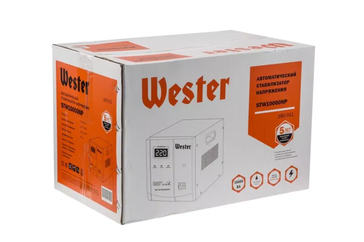 Стабилизатор напряжения WESTER STW10000NP купить в Тюмени