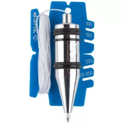 Отвес ЗУБР "ЭКСПЕРТ" строительный со шнуром и безопасным наконечником, 300 г 06347-30_z01