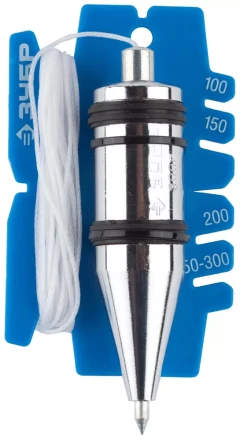 Отвес ЗУБР "ЭКСПЕРТ" строительный со шнуром и безопасным наконечником, 300 г 06347-30_z01 купить в Тюмени