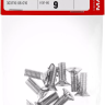 Винт DIN 965, M6 x 16 мм, 9 шт, кл. пр. 4.8, оцинкованный, ЗУБР 303116-06-016 купить в Тюмени