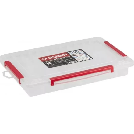 Органайзер ЗУБР &quot;МАСТЕР&quot; для крепежа и принадлежностей, 350х228х80мм (14&quot;) 38193-14 купить в Тюмени