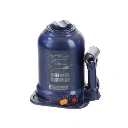 Домкрат гидравлический бутылочный телескопический 10 т подъем 180-450 мм Stels 51148 купить в Тюмени