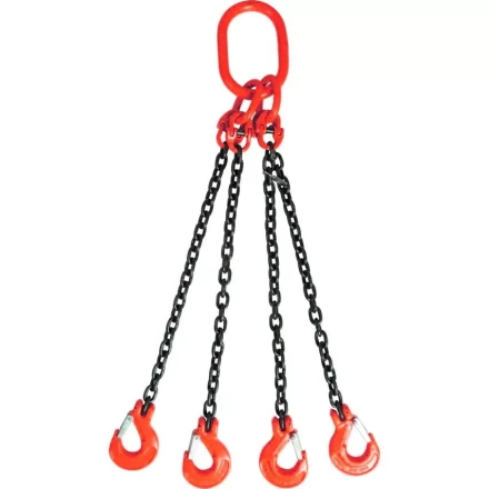 Строп цепной TOR 4СЦ г/п 11,2 т 3,0 м с самозакрывающимися крюками 1018504 купить в Тюмени