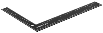 Угольник STAYER столярный стальной цельнометаллический, шкала: шаг 1 мм, крашенная, 300 х 200 мм 3435-30 купить в Тюмени