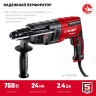 ЗУБР 24 мм, 750 Вт, перфоратор SDS Plus (П-24-750) купить в Тюмени