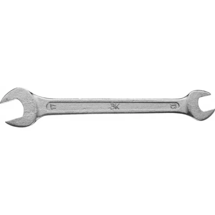 Ключ рожковый гаечный ЗУБР &quot;СТАНДАРТ&quot;, оцинкованный, 13х17мм 27115-13-17 купить в Тюмени