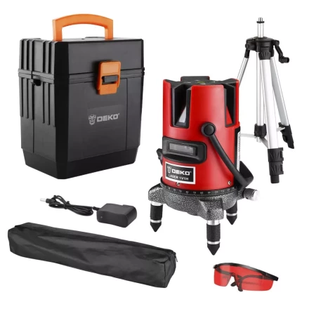 Уровень лазерный DEKO DKLL02RB SET 5, 065-0273 купить в Тюмени