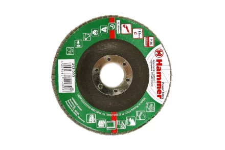 Круг Лепестковый Торцевой (КЛТ) HAMMER КЛТ 1 Ф115х22 Р80 213-003 купить в Тюмени