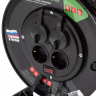 Удлинитель силовой на кабельной катушке, ПВС, 50 м, 4 розетки с крышкой, IP44, 16А, УХз16, Россия Сибртех 96048 купить в Тюмени
