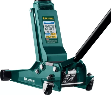 Домкрат гидравлический подкатной &quot;Universal&quot;, 3,5т, 95-552 мм, KRAFTOOL 43454-3.5 43454-3.5 купить в Тюмени