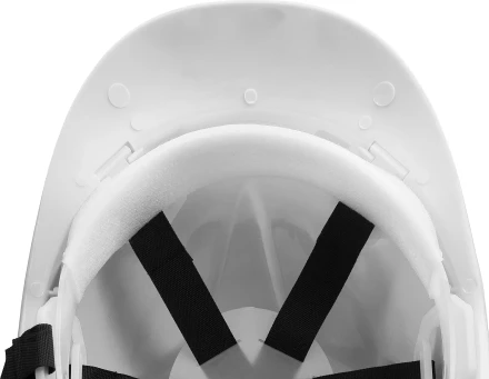 Каска защитная ЗУБР &quot;ЭКСПЕРТ&quot; храповый механизм регулировки размера, белая 11094-2 купить в Тюмени