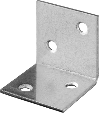 ЗУБР УМШ-1.5, 30 x 30 x 30 x 1.5 мм, белый цинк, широкий мебельный уголок (31034-30) купить в Тюмени