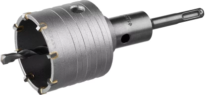 Коронка ЗУБР буровая,  коническая посадка центрирующего сверла, SDS-Plus хвостовик, в сборе, 65мм 2918-65_z01 купить в Тюмени