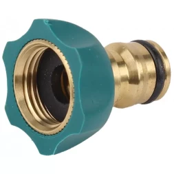 Адаптер внешний RACO &quot;Profi-Plus&quot; (соединитель-резьба внешняя), латунный с покрытием TPR, 1/2&quot; 4244-55110B