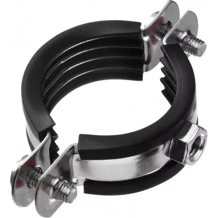 Хомут трубный с гайкой, оцинкованный, 1 1/4&quot;, 8шт, ЗУБР Мастер 37850-40-45 37850-40-45 купить в Тюмени