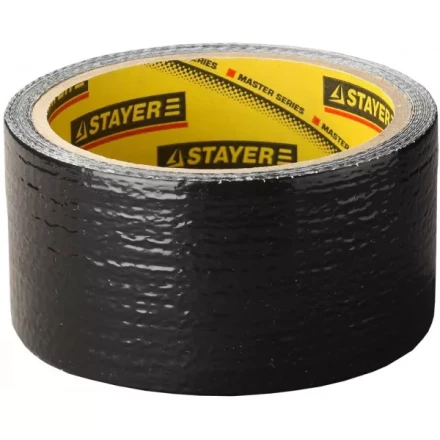 Армированная лента, STAYER Professional 12086-50-10, универсальная, влагостойкая, 48мм х 10м, черная 12086-50-10 купить в Тюмени