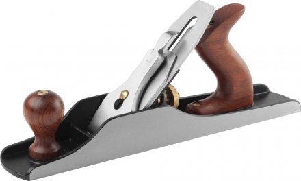 Рубанок KRAFTOOL Premium серии &quot;PRO&quot; металлический, рукоятка – Бубинга, модель &quot;5&quot;, 350х50мм, нож 50мм, лезвие 3мм 18527-35 купить в Тюмени